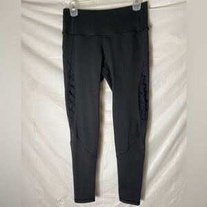 Victoria’s Secret black side cross leggings Sz M